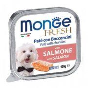 Паштет Monge Dog для собак, с лососем, Fresh, 100 г