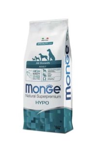 Корм Monge для взрослых собак, гипоаллергенный, лосось с тунцом, Dog Speciality Line Hypo, 12 кг