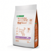 Корм Nature's Protection, для щенков мелких пород яркого окраса с лососем, Superior Care RED COAT, 1,5кг