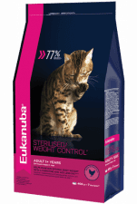 Корм Eukanuba для стерилизованных кошек, Sterilized, 400 г