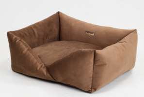 Лежанка LOORI НИКА для животных коричневая 75х60х22см