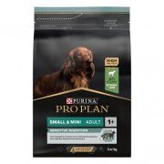 Корм Purina Pro Plan для взрослых собак мелких и карликовых пород с чувствительным пищеварением с ягненком и рисом, 3 кг