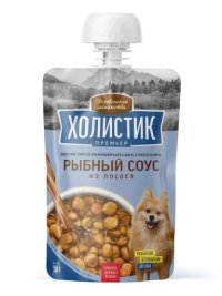 Деревенские лакомства Холистик Премьер Рыбный соус из лосося для собак, 90 г