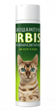 БИОшампунь антипаразитарный Irbis Forte, для котят и кошек, 250 мл