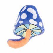 Игрушка Волшебный Грибочек плюшевая с кошачьей мятой для кошек, фиолетовая, 10 см