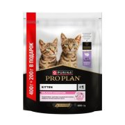 Корм сухой Pro Plan для котят с чувствительным пищеварением или особыми предпочтениями в еде, Индейка, 400+200 г