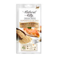 Лакомство Pettric Natural Kitty крем-суп для кошек Курица и киноа, 4 шт