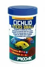 Корм PRODAC для декоративных мелких видов цихлид, CICHLID STICKS SMALL, 250мл, 90г