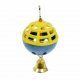 Игрушка с шариком и колокольчиком, для попугаев, Забава, 10х10 см