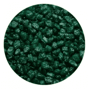 Цветная мраморная крошка 2-5 мм Изумрудная (блестящая), 1 кг