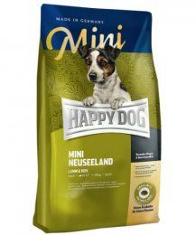 Корм Happy Dog монобелковый для собак миниатюрных пород с чувствительным пищеварением с ягненком, Mini Neuseeland 24/12, 300 г