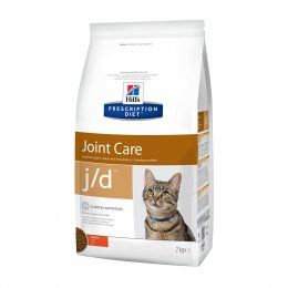 Корм-диета Hill's Prescription Diet j/d Joint Care для кошек с курицей. При заболеваниях суставов, 2 кг