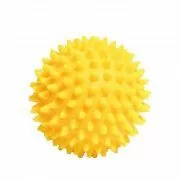 Игрушка Мяч массажный для собак, жёлтый, №2, 7,7 см