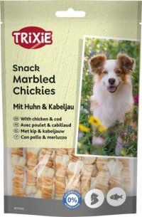 Лакомства TRIXIE для собак, косточки из утиной грудки, без глютена и сахара, PREMIO, 100 г