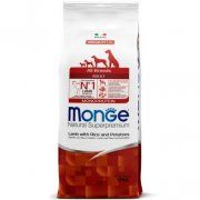 Корм Monge для взрослых собак всех пород, из ягненка с рисом и картофелем, Dog Speciality Line Monoprotein, 12 кг