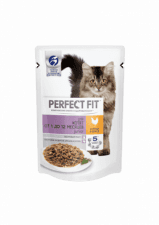 Пауч PERFECT FIT™ для котят 1-12 месяцев, с курицей в соусе, 85 г