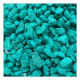 Грунт для аквариума Цветная мраморная крошка 2-5 мм Морская волна (блестящая), 1 кг 