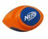 Игрушка NERF для собак, Мяч для регби из вспененной резины и нейлона, синий/оранжевый (серия "Мегатон"), 18 см