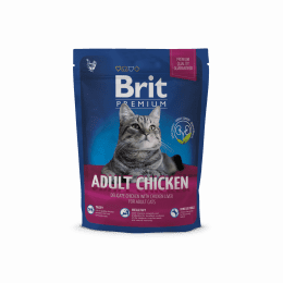 Brit Premium Cat Adult. Курица. Сухой корм для взрослых кошек, 300 г