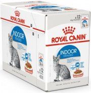 Пауч Royal Canin для взрослых кошек, живущих в помещении, кусочки в соусе, Indoor Sterilised in Gravy, 85 г, 12 шт