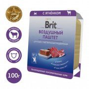 Паштет Brit для кошек с чувствительным пищеварением с ягненком, Premium Sensitive, 100 г