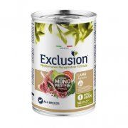 Консерва EXCLUSION для собак всех пород с ягненком, Monoprotein, 400 г