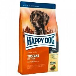 Корм Happy Dog для собак кастрированных и малоподвижных с уткой и лососем, Toscana 24/7,5, 1 кг