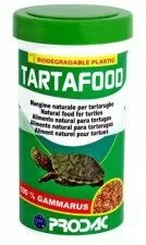 Корм PRODAC натуральный для водяных черепах, сушеные ракообразные Gammarus, TARTAFOOD, 100мл,10г