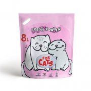 Наполнитель силикагелевый впитывающий, FOR CATS Fresh Powder, 3,1 кг(8 л)