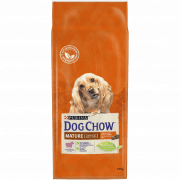 Корм Dog Chow для взрослых собак старшего возраста с ягненком 14 кг