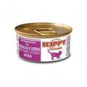 Мусс Kippy для котят всех пород с перепелкой и яйцами, Mousse Kitten, 85г