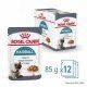 Пауч Royal Canin для вывода шерсти, Hairball Care, Кусочки в соусе, 85 г, 12 шт