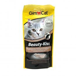 Лакомство витаминно-минеральное GIMСАT BEAUTY-KISS для кошек, 40 г