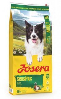 Корм Josera для взрослых собак с чувствительным пищеварением, с уткой и рисом, SensiPlus (24/12), 12,5 кг