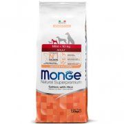 Корм Monge для взрослых собак мелких пород, из лосося с рисом, Dog Speciality Line Monoprotein, 7,5 кг