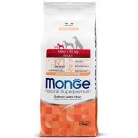 Корм Monge для взрослых собак мелких пород, из лосося с рисом, Dog Speciality Line Monoprotein, 7,5 кг
