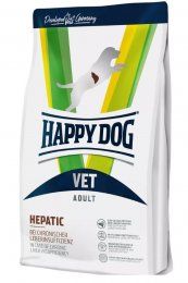Корм Happy Dog для собак при запболевании печени, VET Hepatic, 1 кг