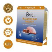 Паштет Brit для стерилизованных кошек с курицей, Premium Sterilised, 100 г