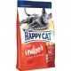 Корм Happy Cat Indoor Voralpen-Rind для взрослых кошек с малой активностью, с баварской говядиной, 4 кг