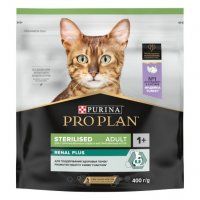 Корм Purina ProPlan для стерилизованных кошек, со вкусом индейки, Renal Plus, 400г