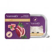 Паштет Yumster для кошек с уткой и перепелом, 100 г