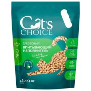 Наполнитель Cat's choice древесный, 4 кг (16 л)