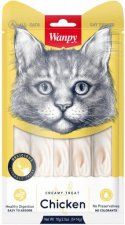 Лакомство Wanpy Cat для кошек «нежное пюре» из курицы, 5 шт
