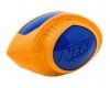 Игрушка NERF для собак, Мяч для регби из термопластичной резины (серия "Мегатон"), синий/оранжевый, 18 см
