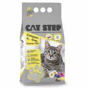 Наполнитель минеральный Cat Step Compact Gray Summer Field, комкующийся, 4 кг (5 л)