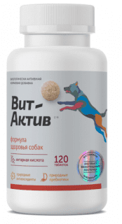 Витамины Вит-Актив С-И формула здоровья собак, 120 таб