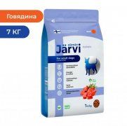Корм Jarvi для взрослых собак мелких пород, с говядиной, 7 кг