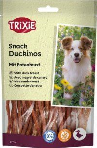 Лакомства TRIXIE для собак соломка, с утиной грудкой, без глютена и сахара, PREMIO Duckinos, 80 г