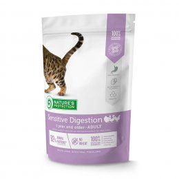 Корм Nature's Protection для кошек с чувствительным пищеварением, с птицей, Sensitive Digestion Poultry, 400 г