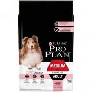 Корм Pro Plan для взрослых собак средних пород с чувствительной кожей, Лосось, 7 кг